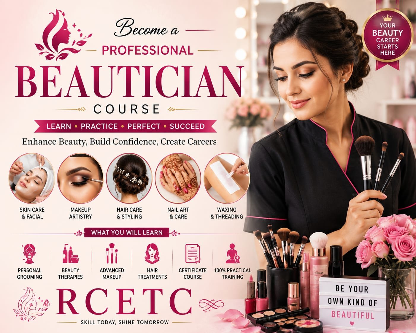 Professional beautician course